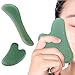 Produktbild Dancepandas Gua sha Board Natürliche 2 Stück Handgemachte Gua Sha Schaber Brett Gua Sha Scraping Massage Tool für SPA Akupunktur Therapie Trigger Point Behandlung Gesicht