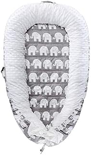 Baby Lounger, Baby Nest 100% Soft Cotton Newborn Lounger Portable Crib Baby Bed