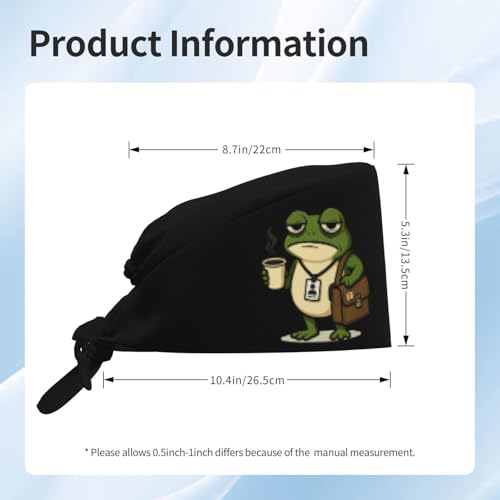 Image of Adjustable Scrub Cap with Sweatband, Breathable Working Hat for Men /Women