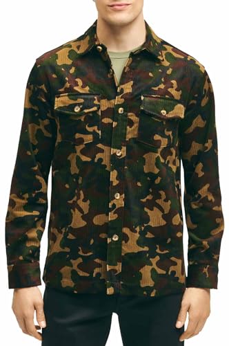 Image of Brooks Brothers Men's Medium Wale Corduroy Shirt Jacket