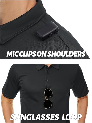 TACVASEN Men's Polo Shirts Dry Fit Tactical Golf Polos Short Sleeve Shirt UPF 50+ Performance Collared Work Athletic3