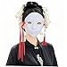 Abaodam DIY Blank for Adults Paintable Full Face Costume Mask with White Surface Suitable for Halloween Cosplay Parties Fashion Shows and Creative Decorating