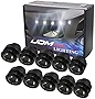 iJDMTOY 30W High Power 10-LED LEDayFlex Style Flexible Free Style LED Daytime Running Light Kit, Xenon White Color