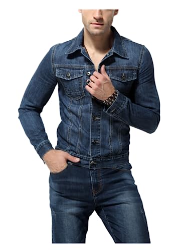 Jaquetas jeans masculinas fashion masculina corte caubói sem forro jaqueta jeans Preto