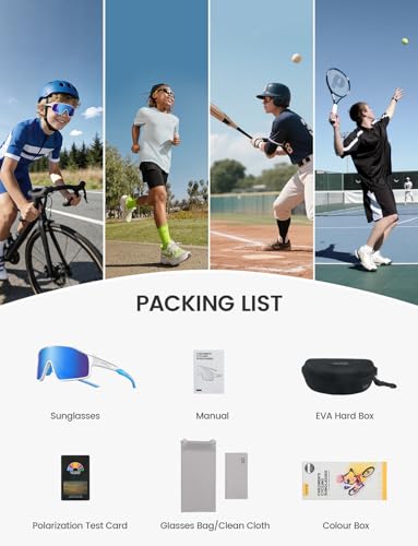 Lamicall Kids Polarized Sports Sunglasses (Various) - image 7