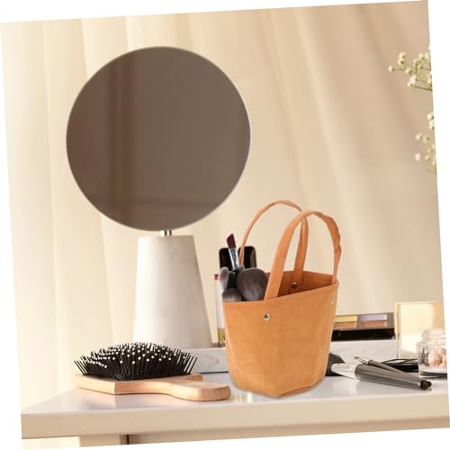 Travel Storage Handbag Washed Kraft Paper Tote Bag Casual Outdoor Carry Bag Capacity for Women's Daily Use3