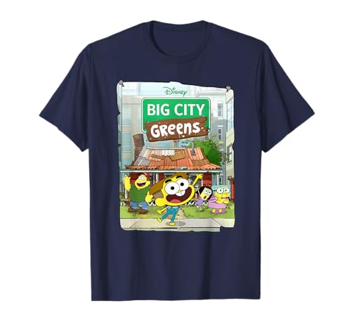 T-shirt Big City Greens Disney avec affiche de Cricket et sa famille