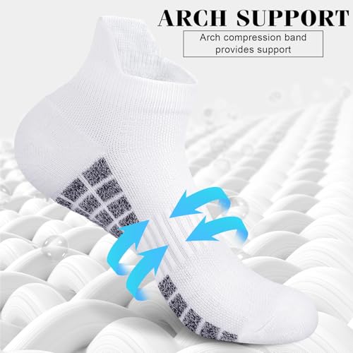 Loritta Womens Ankle Socks Gym Athletic Cushioned Low Cut Casual Workout Sports Running Socks2