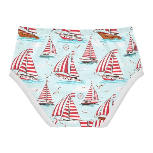 Sailboats Blue Toddler Girls's Underwear 2T 202c16322