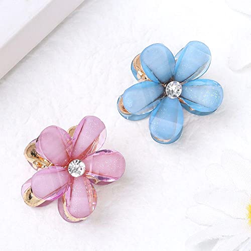 Image of ANNACREATIONS 4 Piece Korean Style Pearl Metal Hair clips, Plastic Pearl Barrettes Hairpin for Women & Girls(Multicolor)