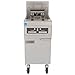 Frymaster RE14-2BLC-SD 50 Lb. Split Pot High Efficiency Electric Floor Fryer W/ Computer Magic