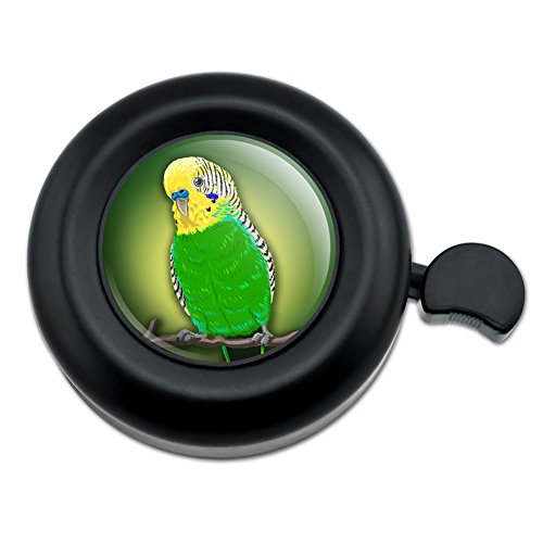 GRAPHICS & MORE Green Parakeet Budgie Bird Bicycle Handlebar Bike Bell