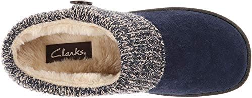 Clarks Women's, Sweater Collar Slipper Clog Navy 8 M | Image 3