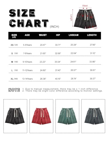 PEHMEA Shorts unissex de algodão para o verão, casual, cintura elástica, cordão, praia, treino, loun