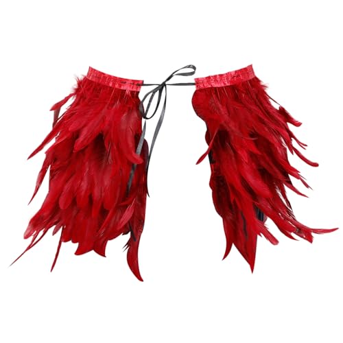 Mini jupe courte à plumes stretch pour briller en club et spectacles de danse