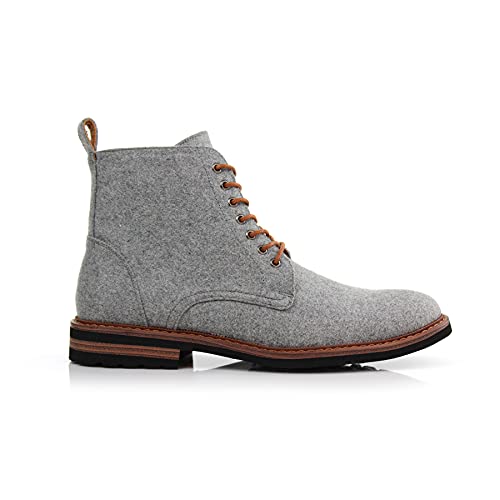 Image of Polar Fox Men's Ankle Dress Boots | Lace-up Casual Fashion Boot Collection | Cap Toe & Plain Toe Styles |