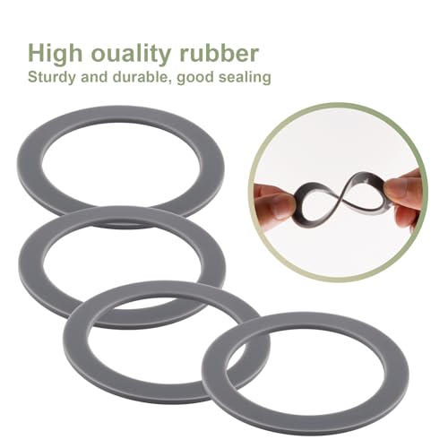 Equust 6-Pack Rubber Gaskets Sealing O-Ring Compatible with Oster Blender Replacement Parts