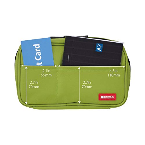 Image of LIHITLAB Large Capacity Triple Zipper Pencil Case For School Office College, Big Capacity 8 Compartments Pencil Bag Holder Adults Teen Boys Girls, Travel Cosmetics Storage, Ice Gray Camo (A7556-135)