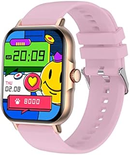 GOGORUN Smartwatch Damen mit Telefonfunktion-1.83" Touchscreen Uhren Fitness Tracker mit Whatsapp Funktion,Fitnessuhr Sportuhr Schrittzähler iOS Android,Geburtstag Weihnachten Geschenk,ROSA