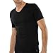 Produktbild Schiesser Herren V-Neck T-Shirt 95/5 2er Pack, Farbe:Schwarz (000);Größe:7/XL