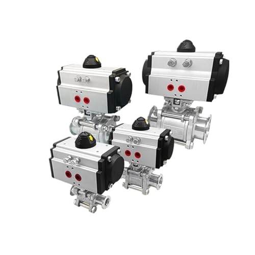 Vanne trois pièces DN50 en acier inoxydable haute performance à plateforme - 2