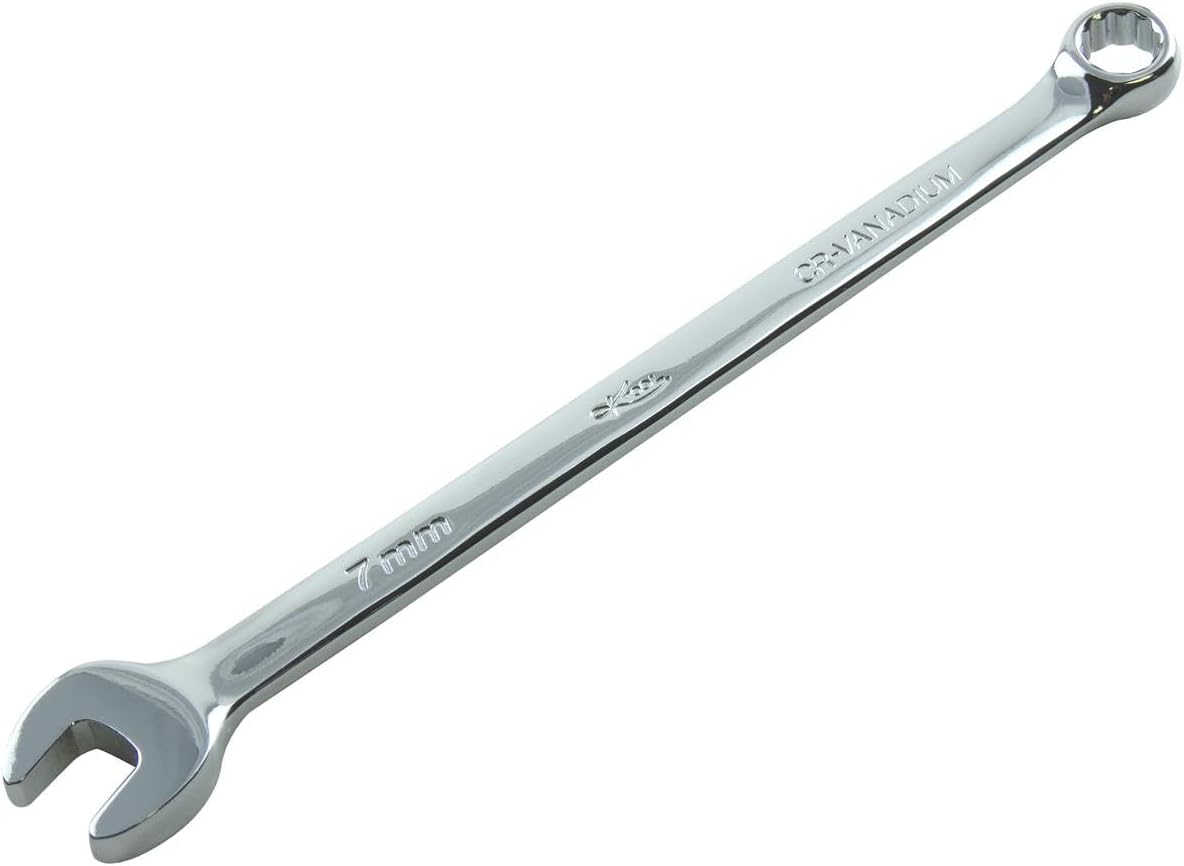 K Tool International Wrench 7mm Combination 12 Point 15 Degree Hi Polish image 2