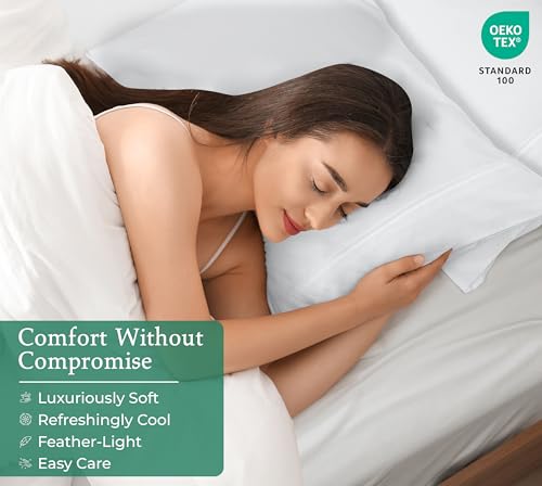 Image of Royale Linen White Pillowcase Set Of 12 - Standard 20 inchx26 inch Bed Pillow Cover - 1800 Brushed Microfiber -Wrinkle & Fade Resistant - Bulk Pillow Cases - Hotel Quality Pillowcase 12 Pack (Standard, White)