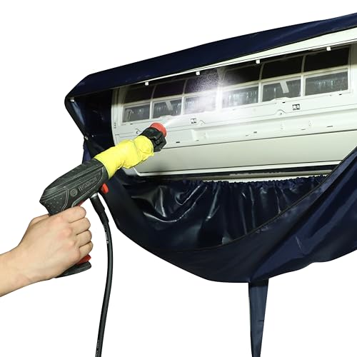 Image of Split AC Cleaning Cover Waterproof with Drain Pipe | Indoor AC Service Washing Bag for 1, 1.5 & 2 Ton AC (52 Inches Cover)