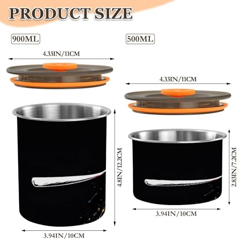 Contenedor hermético de acero inoxidable para café 17oz miniatura 2