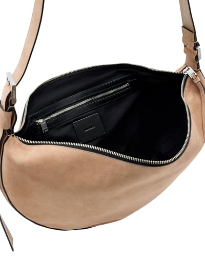 Half Moon Suede Shldr, Mink Brown3