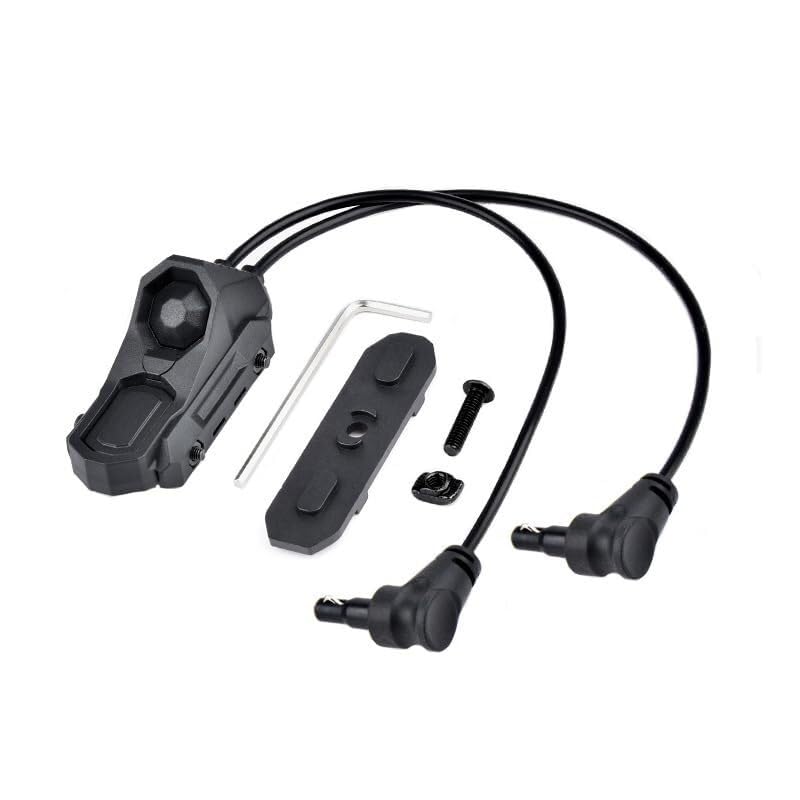 Pressostat d'activation à distance bouton double fil modulaire tactile pour rail 20mm M/K