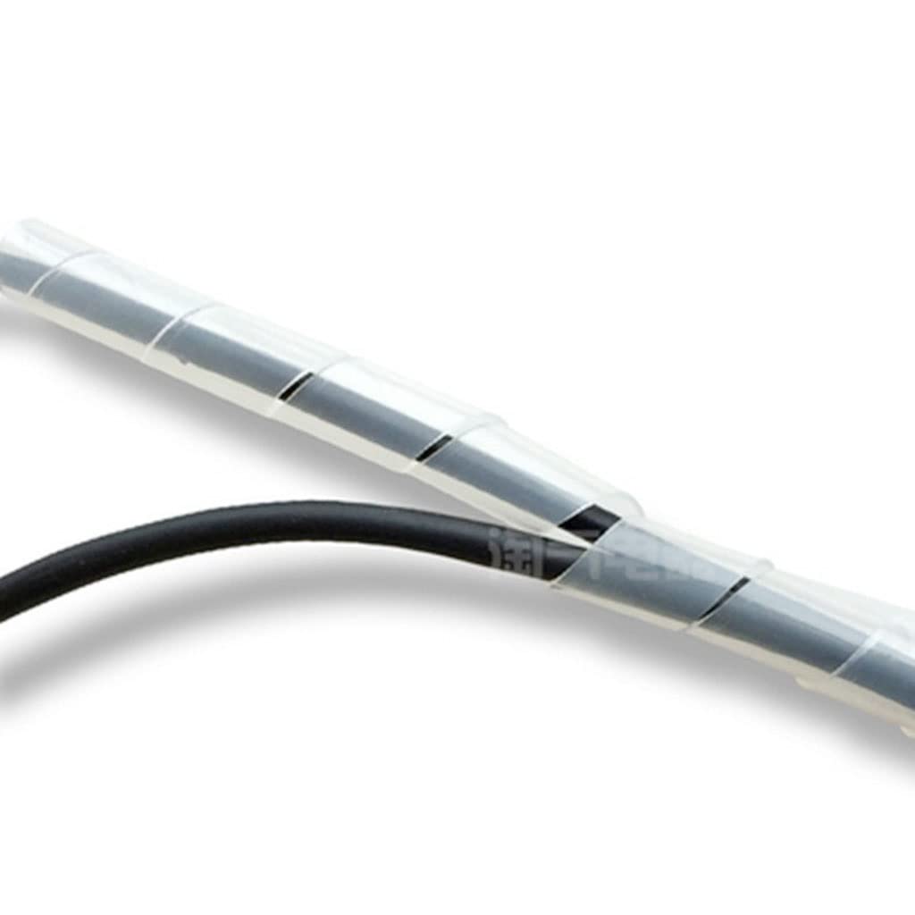 Manguitos para cables Manguito organizador de cables, organizador de cables en espiral, manguera de gestión de paquetes de líneas de tuberías, for cables de TV, cables de computadora en el hogar o la