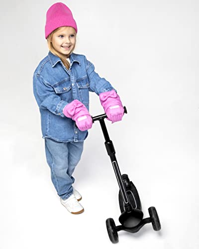 Image of 7 A.M. 7AM Enfant Winter Gloves for Kids - Waterproof Kids Warmmuffs Gloves Hand Warmer for Scooters | Soft Plush Lined Interior