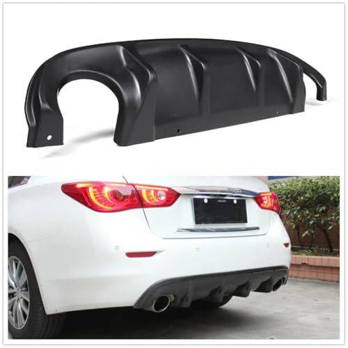 Difusor trasero Infiniti Q50 protector de parachoques con divisor 3