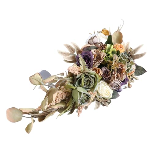 Bouquet de cérémonie de mariage Qsvbeeqj pour une entrée de mariée et demoiselles d'honneur réussie