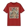 Generisch Unisex Graphic Print T-Shirt - A Soft, Comfortable Casual T-Shirt with Fashionable Design for Everyday Wear, red, XL #1