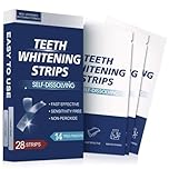 Raycean Teeth Whitening Strips, 28 Strips (14-Day Treatment) – Whitening Strip for Non-Sensitive Teeth, Peroxide-Free & Safe for Tooth Enamel, Fast Visible Results, Removes Stains