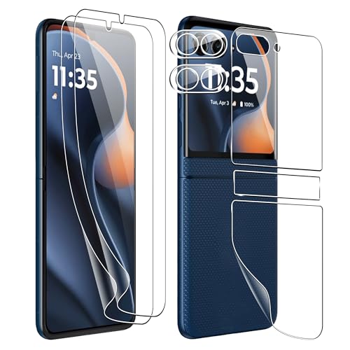 Film protecteur pour Motorola Moto Razr 2024 - Lot de 2 protections d'écran flexibles
