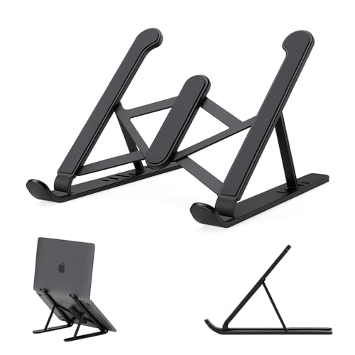 Suporte de Notebook Ajustável e Dobrável com Saída de Ar