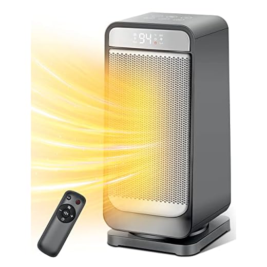 Space Heater, 1500W Oil Filled Radiator Heaters Indoor Portable Electric with Remote, Built-in 24-Hrs Auto On/Off Timer, Digital Thermostat, ECO Mode, Safe and Quiet Heater for Home Office Use, White