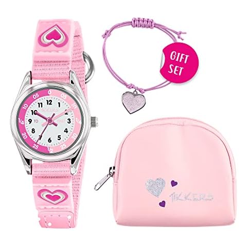 Tikkers Girls Pink Canvas Watch and Accessories Set Cover