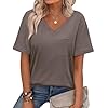 WIHOLL-Womens-T-Shirts-V-Neck-Short-Sleeve-Casual-Summer-Tops-Basic-Tees-Clothes-2025-Trending-Now WIHOLL Womens T Shirts V-Neck Short Sleeve Casual Summer Tops Basic Tees Clothes 2025 Trending Now