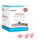 300 Pcs Oral Swabs-Unflavored & Sterile Disposable Dental Swabsticks for Mouth Cleaning- Individuall