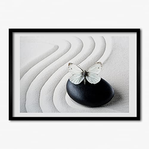 Cadre en bois MDF Tulup 70x50 cm de qualité premium avec peinture moderne zen