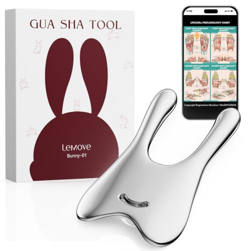 Lemove Stainless Steel Gua Sha, Facial & Body Lymphatic Drainage Massager - image 1