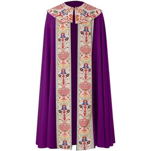 Chape prêtre clergé catholique avec cape de cour arabe médiévale - 2