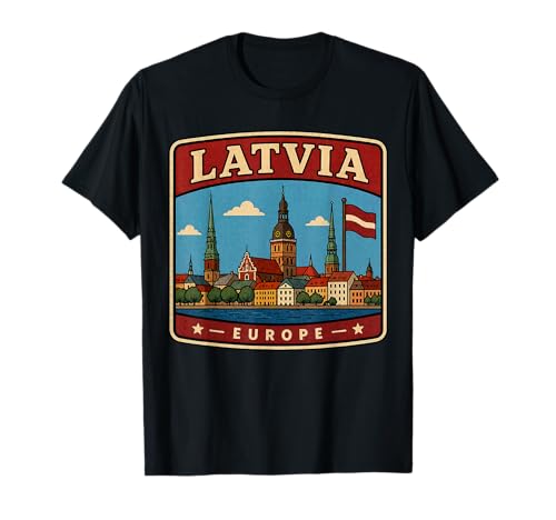 Voyage en Famille en Lettonie Voyage de Vacances en Lettonie T-Shirt