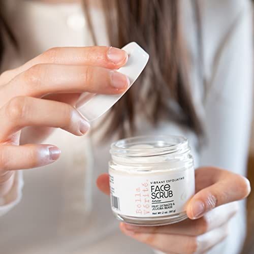 Bella Vérité.- Vegan, Vibrant Exfoliating Face Scrub, 2 Month Supply, Made In Usa, Coconut, Pineapple, Raspberry & Jojoba Seeds To Gently Exfoliate Away Impurities, Improve Appearance Of Dull, Stressed Skin, 2 Fl Oz #TOP16