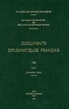  Documents diplomatiques français, 1920, tome 1