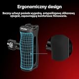 SmallRig Boczny uchwyt z otworami gwintowanymi 1/4''-20, uchwyt do klatki na kamerę dla lewej lub prawej ręki, regulowany w górę i w dół, obciążenie 10kg, wbudowane mocowania typu Cold Shoe i otwory